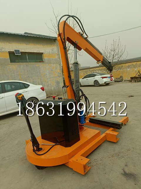 黄骅市自卸车厢随车吊 自制轮式四不像起重机 四驱平板吊 5吨 贵盛